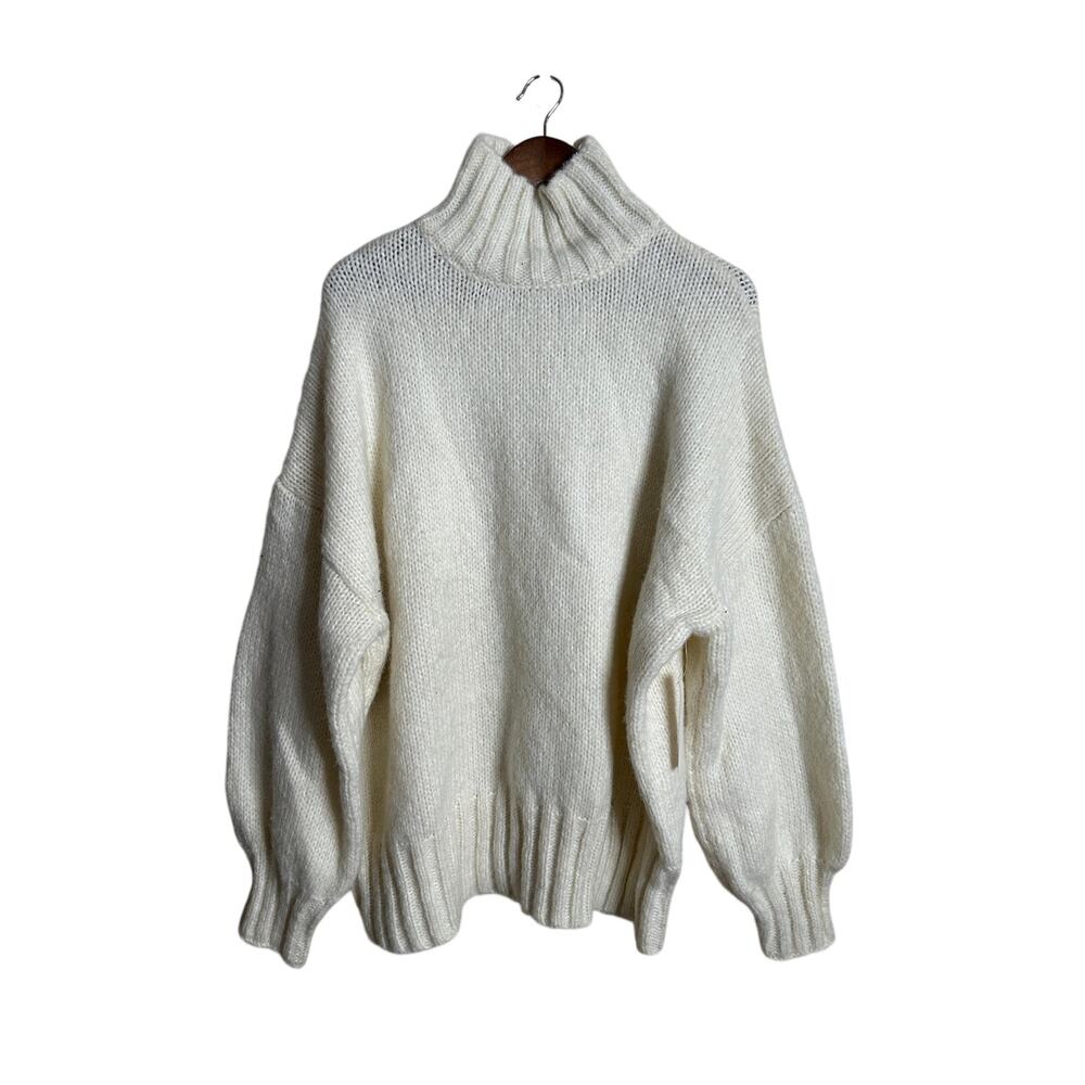 Lisa Says Gah Cece Turtleneck Sweater size XL/2X NWT Ivory